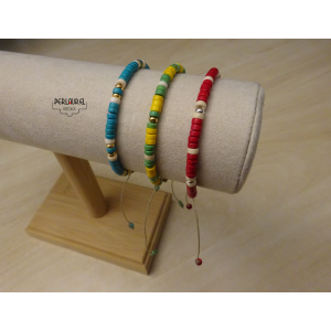 Braccelets en perles heishi