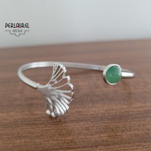 Bracelet ginkgo amazonite