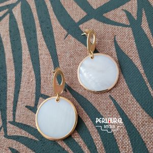 Boucles d'oreilles nacre